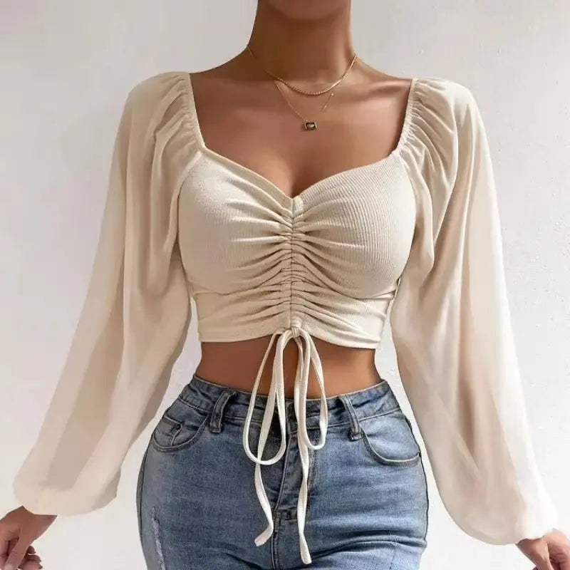 The Chelsea Ruched Blouse