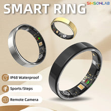 SIMSONLAB 2025 Smart Ring Bluetooth Oproep Hartslag Bloeddrukmeter 5 ATM Waterdichte Gezondheid Ring Mannen Vrouwen Voor Xiaomi Gift