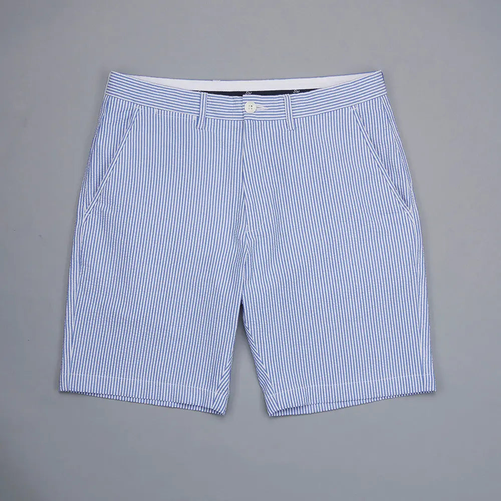 The Brighton™ Seersucker Shorts | Blue Stripe