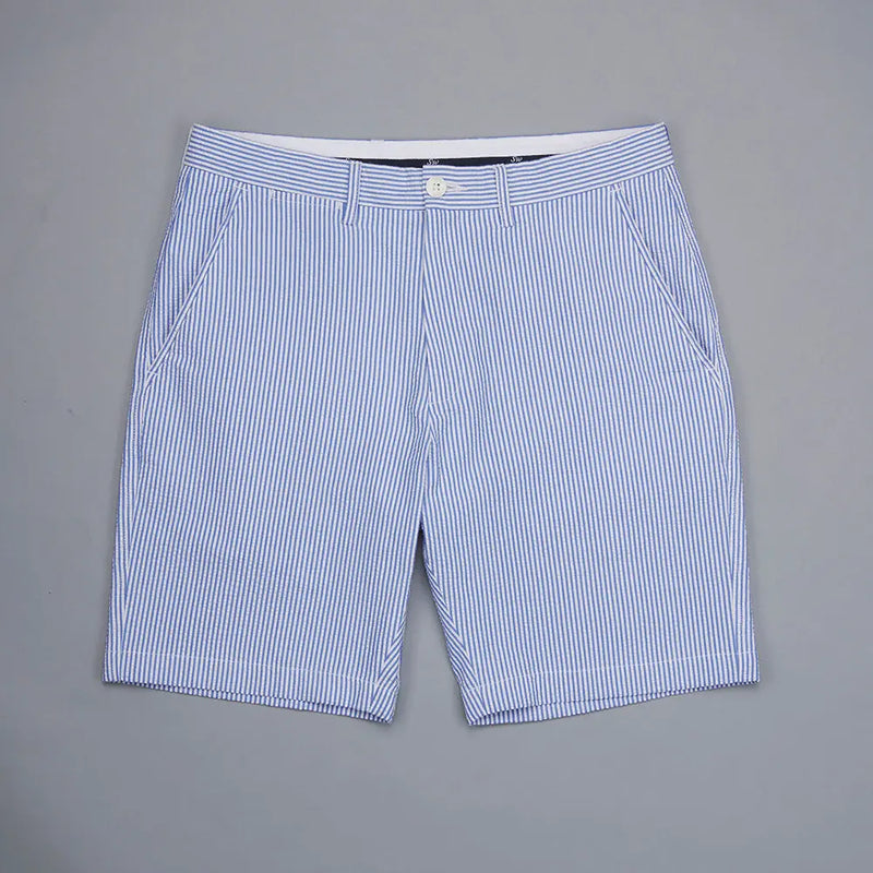 The Brighton™ Seersucker Shorts | Blue Stripe