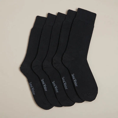 The Mayfair™ Essential Sock Set  5-Pack Premium Cotton Socks