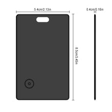 Ultradunne Zoek Mijn Kaart Tracker voor Portemonnee Tas Paspoort Rugzak Koffer Laptop Alleen iOS Apple Bluetooth Anti Verloren Locator Devi