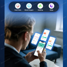 2026 Smart Ring Bloeddruk Hartslag Slaapmonitoring Smartring IP68 & 5ATM Waterdicht Multi-sportmodus Smartring Man Dames