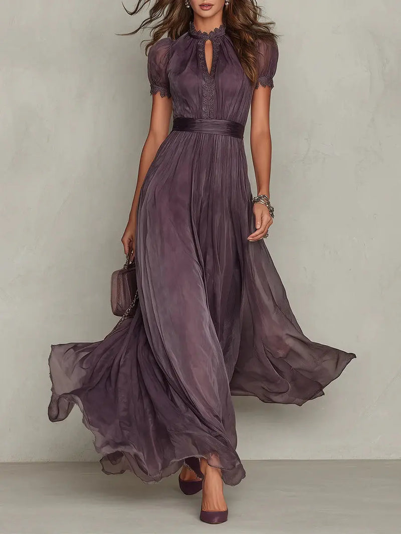 Arabella™ | Vintage Chiffon Maxi Dress