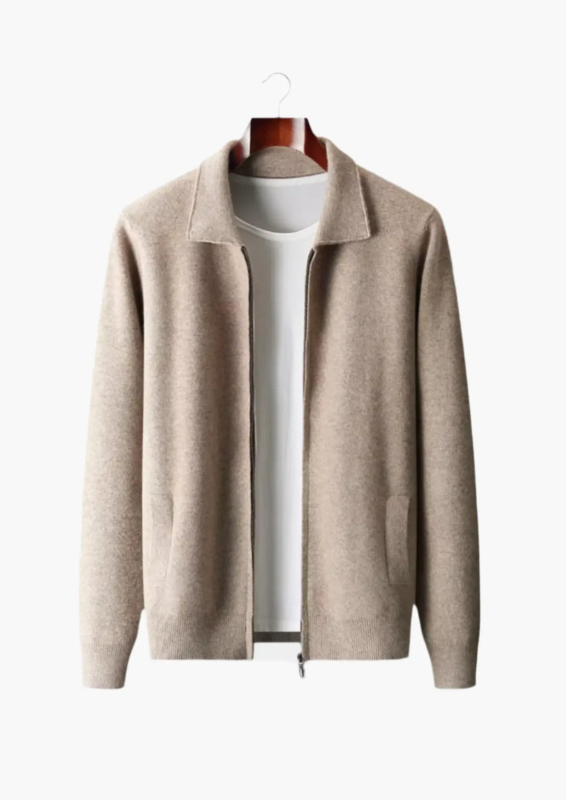 Premium Wool Zip Knit