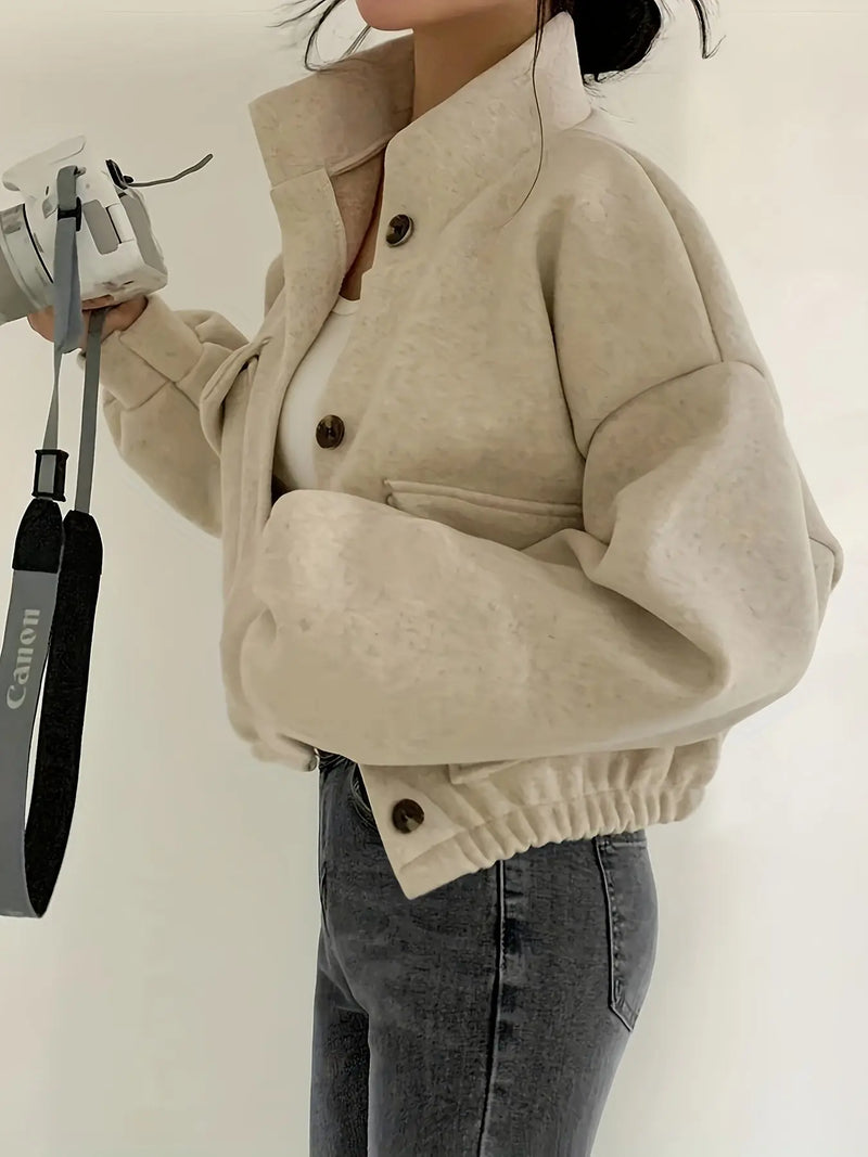 The Noir Utility Crop Jacket